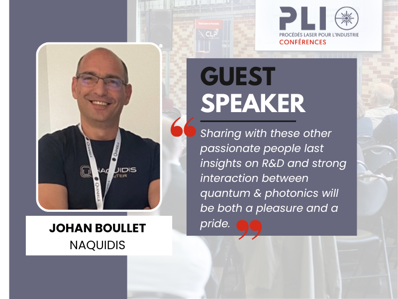 Guest speaker at PLI Conferences : Johan BOULLET