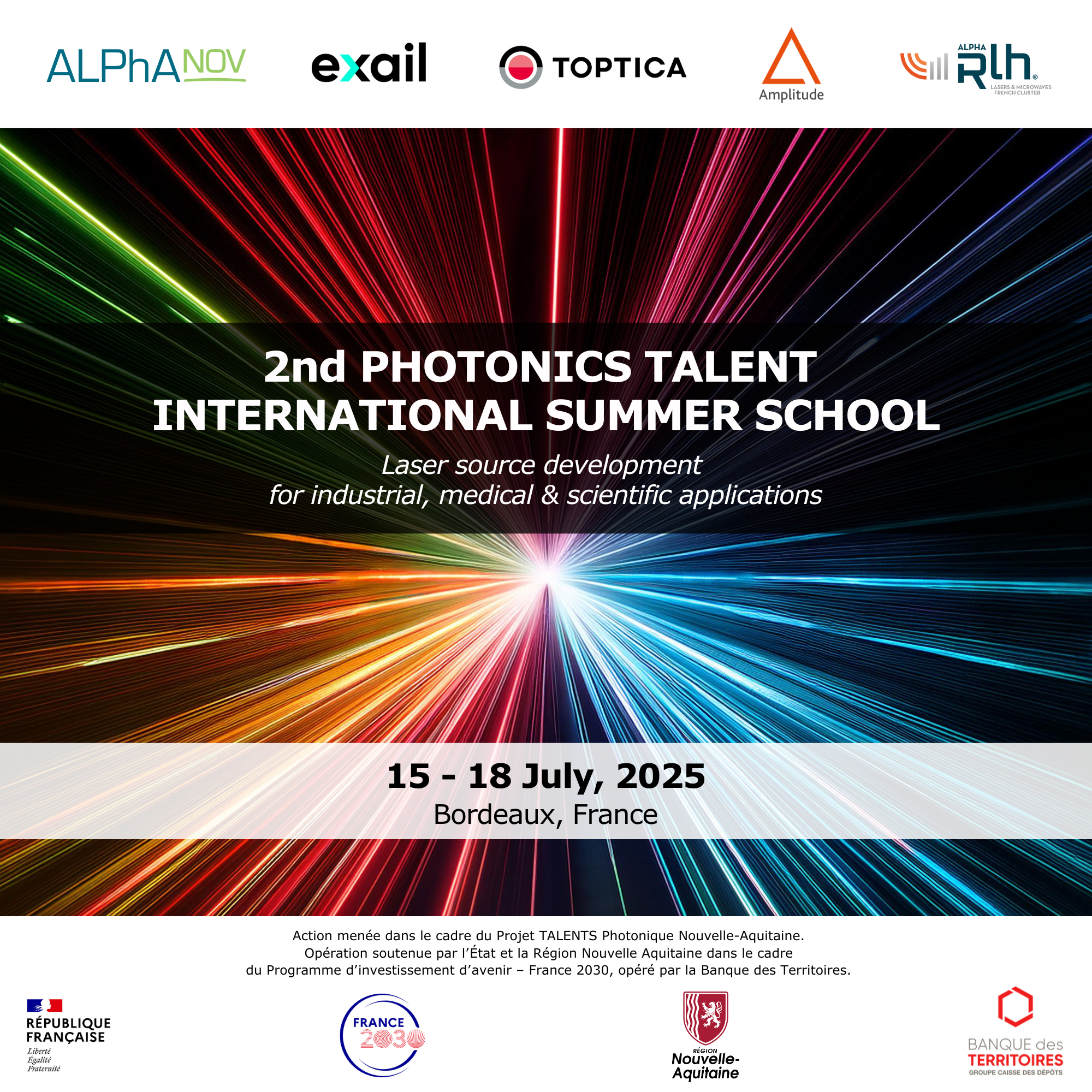 Événement Photonics TALENT Summer School 